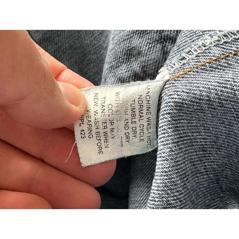 90's Vintage Levi's 550 Relaxed Fit Denim Blue Jeans Mens Sz‎ 36x30 Actual 33x29